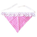 Cute Pink Dot Head Scarves for Women and Girls